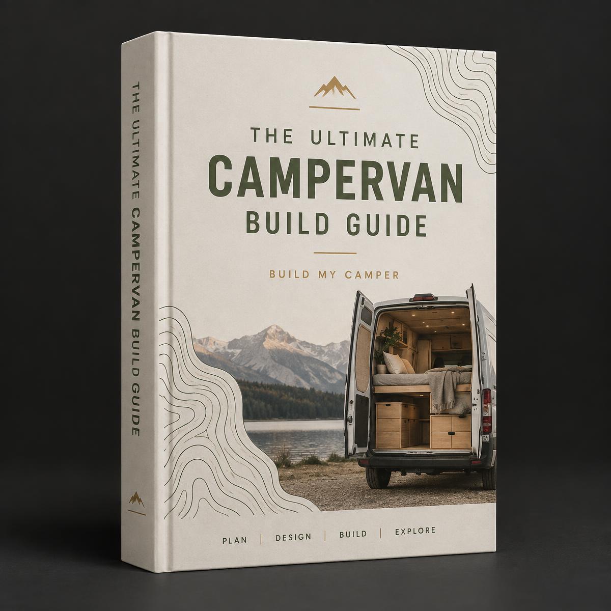 The Ultimate Campervan Build Guide hardcover book